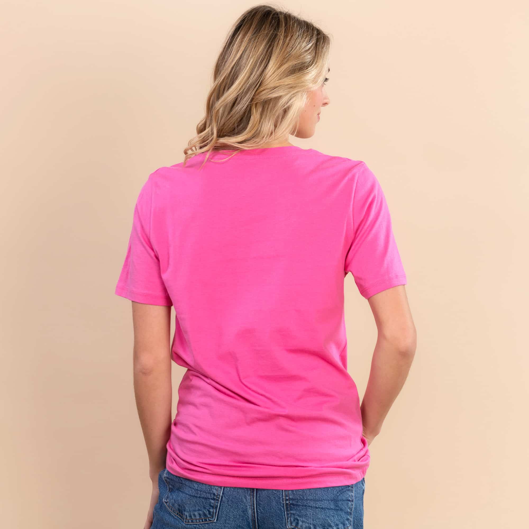 Moody & Cute | Women's Dark Pink Short-Sleeve Everyday Tee