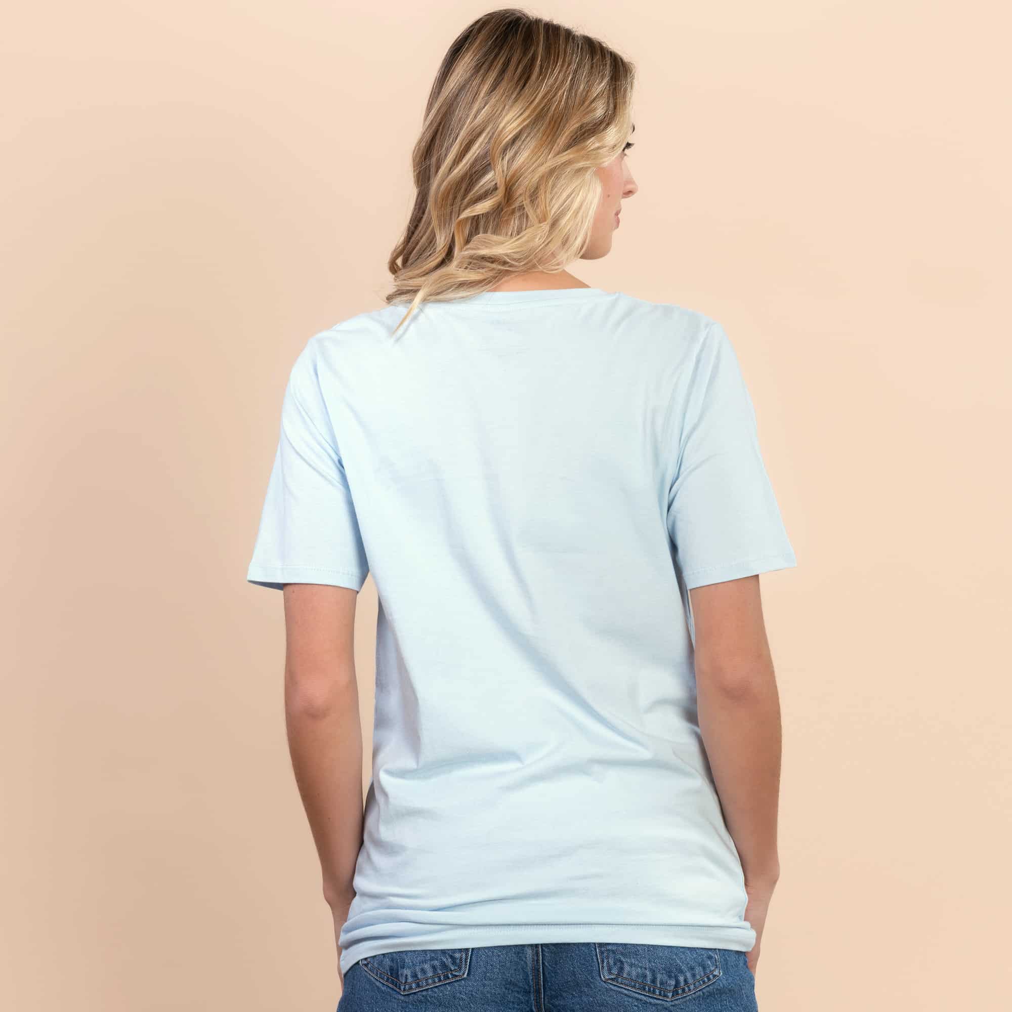 Sparkly & Sweet | Women's Pale Blue 4th of July Tee