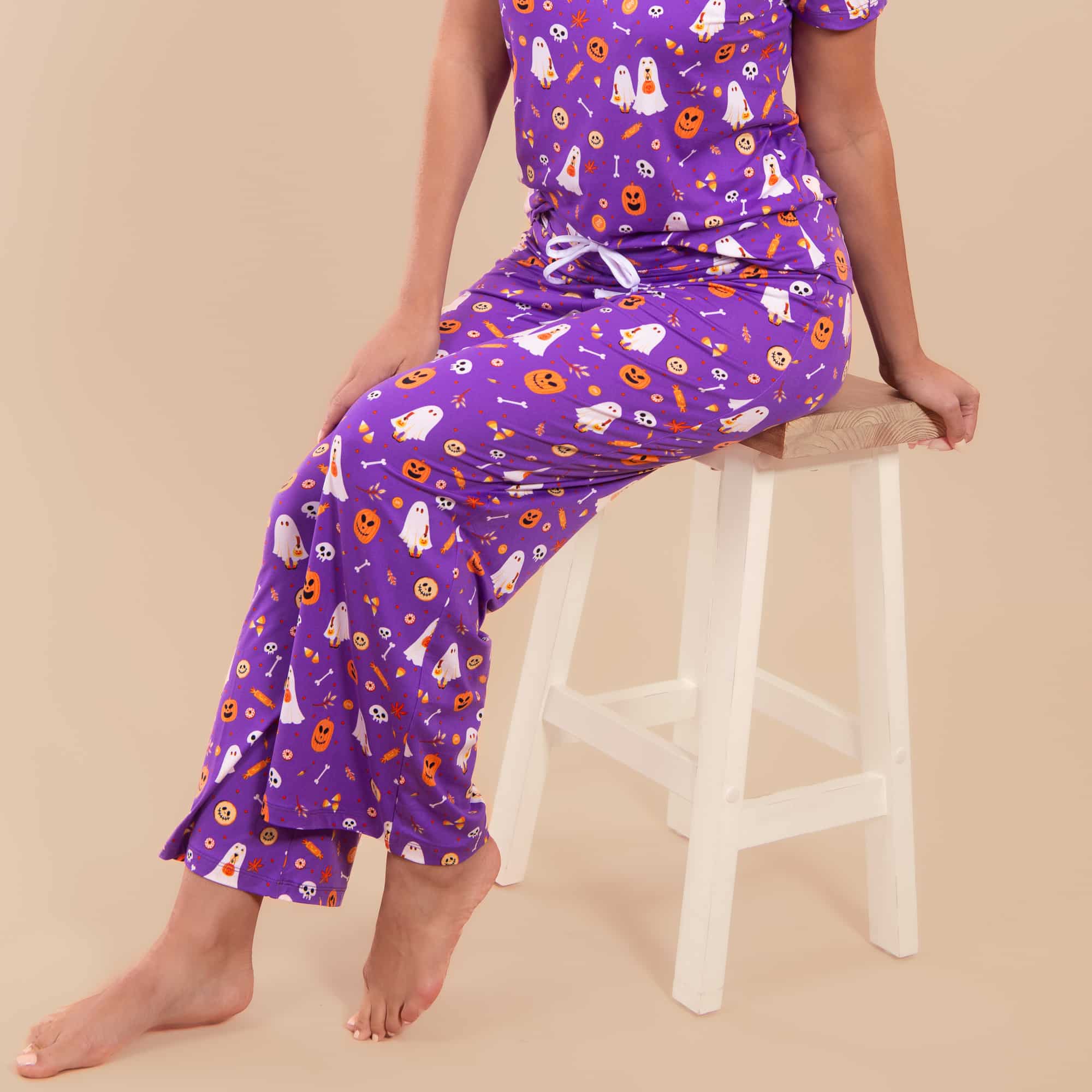 Trick-or-Treat Pups Pajama Pants | Halloween Dog PJ Bottoms