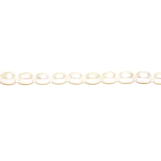 Ring Pearl Necklace -Natural White