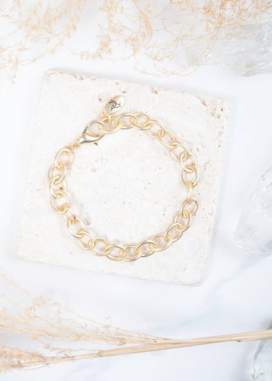 Chain Bracelet - Matte Gold