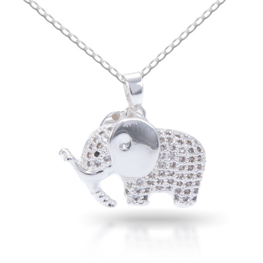Elephant Necklace - Silver