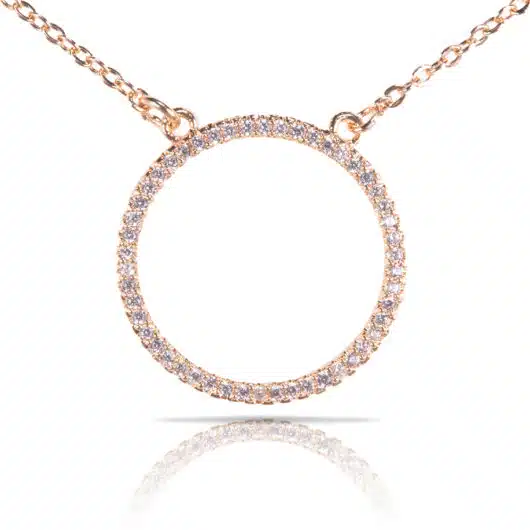 Hoop Necklace - Gold