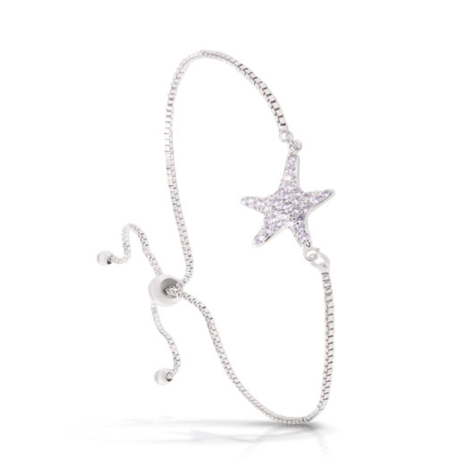 Starfish Adjustable Bracelet - Silver