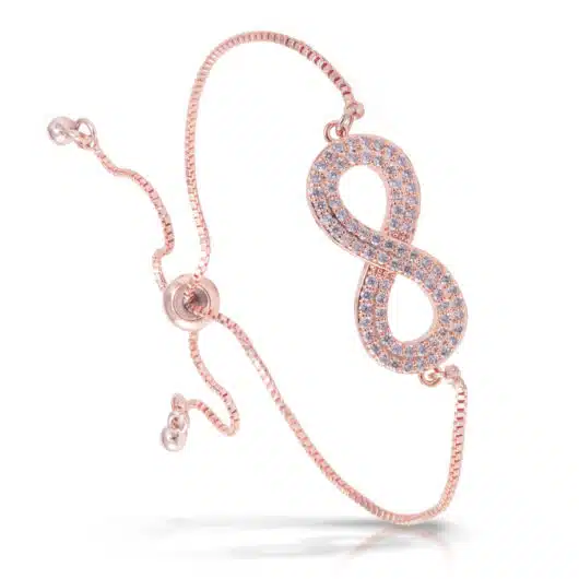Infinity PullCord Bracelet - Rosegold