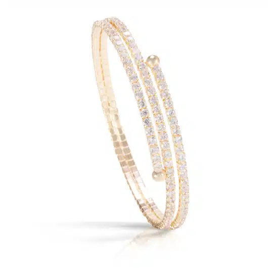 Double Spiral Bracelet - Gold