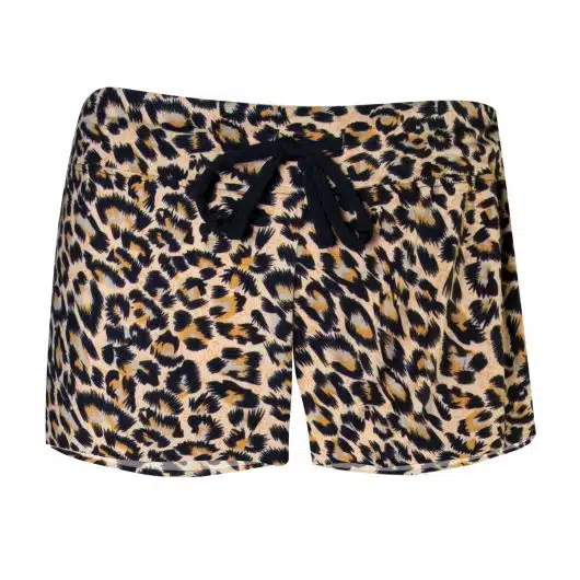 Leopard Pajama Shorts For Women