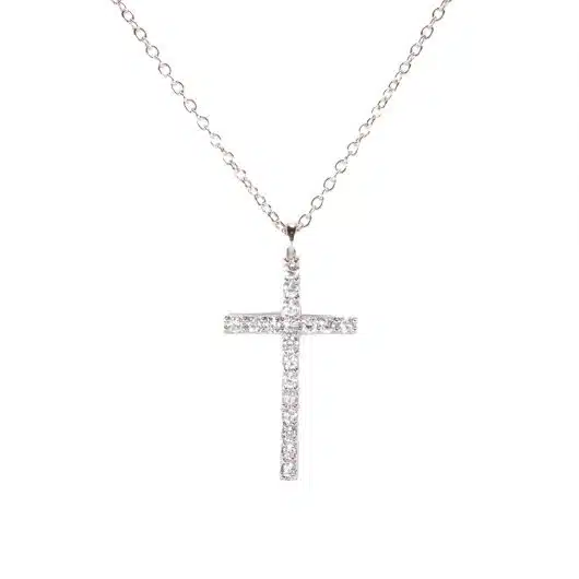 Timeless Radiance Cross Necklace