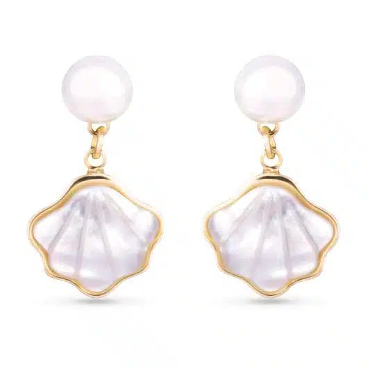 Mother of Pearl Shell Earrings