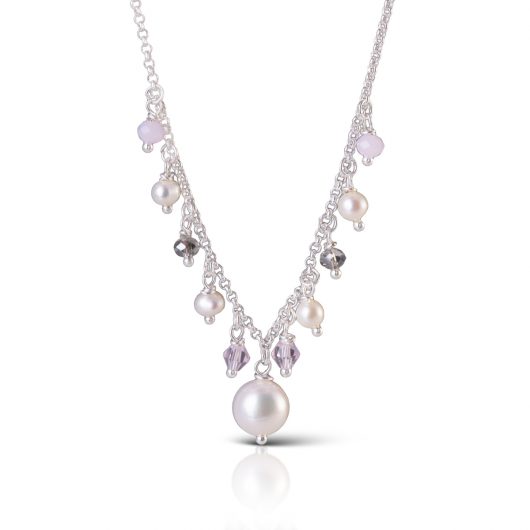 Waterfall Pearl Necklace