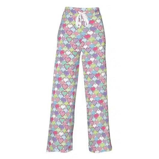 Love Lock Hearts Pajama Pants | Fun Valentine PJ Bottoms