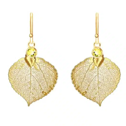 Gold Leaf Earrings