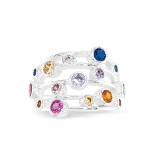 Multi-Color CZ Ring - Image 2