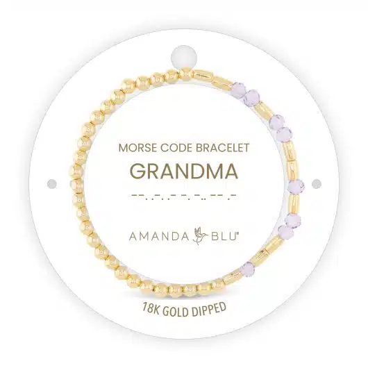 Gold Morse Code Bracelet - Image 5
