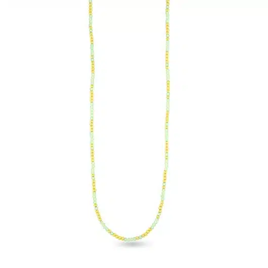 Vibrant Gold Beaded Essentials Necklace