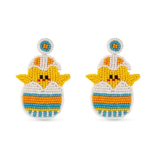 Beaded Easter Earrings