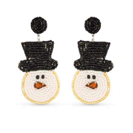 Beaded Christmas Earrings