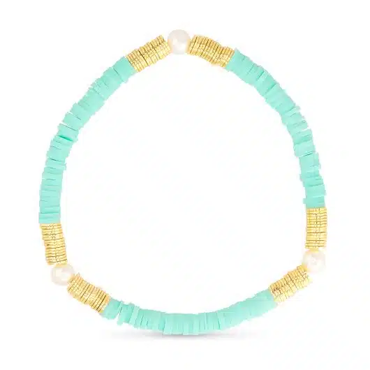 3 Pearl Gold Essentials Stretch Bracelet