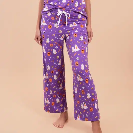 Trick-or-Treat Pups Pajama Pants | Halloween Dog PJ Bottoms
