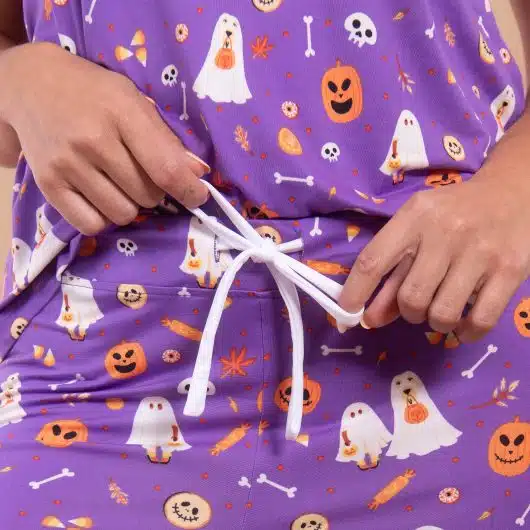 Trick-or-Treat Pups Pajama Shorts | Halloween Dog PJ Bottoms - Image 3