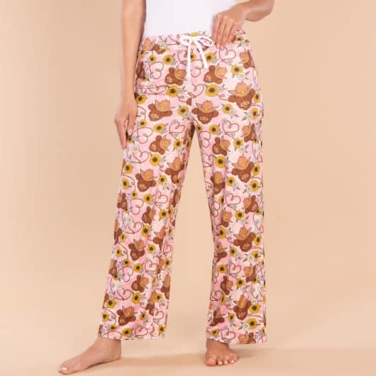 Rodeo Queen Pajama Pants | Western Pink Cow PJ Bottoms