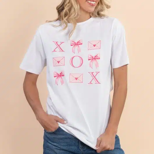 XOXO Valentine's | Women's White Valentine's Day Tee